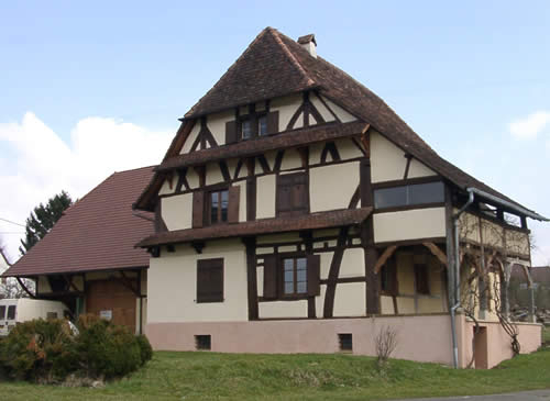Maison à colombages du village - Ballersdorf