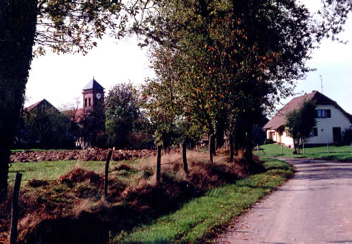 Vue du village -  Romagny